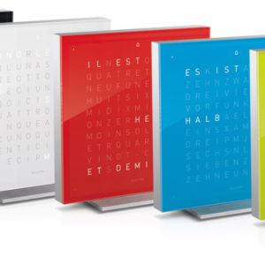 Qlocktwo Touch couleurs