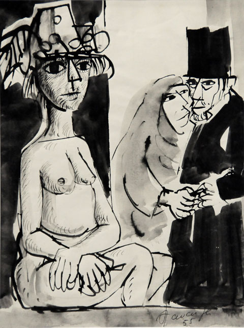 La prostituée, la maquerelle et le client