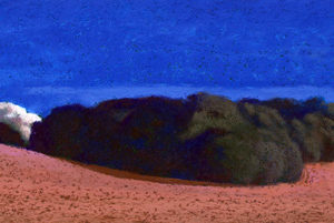 Paysage et nuage