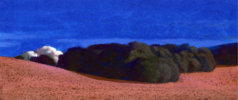 Paysage et nuage