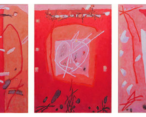 Rote Gefühle - 140x100cm x3