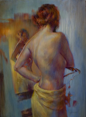 Sarah au miroir