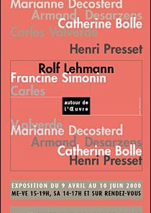Autour de l'œuvre