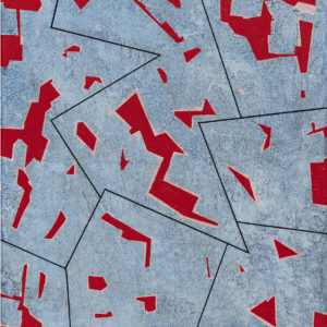 At3420 - Composition aux formes rouges