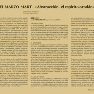 Textes Espagnol de la monographie "Abstraction" (inclus avec la Monographie)