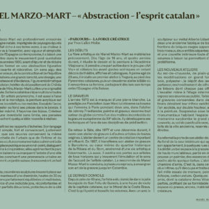 Textes Français de la monographie "Abstraction" (inclus avec la Monographie)