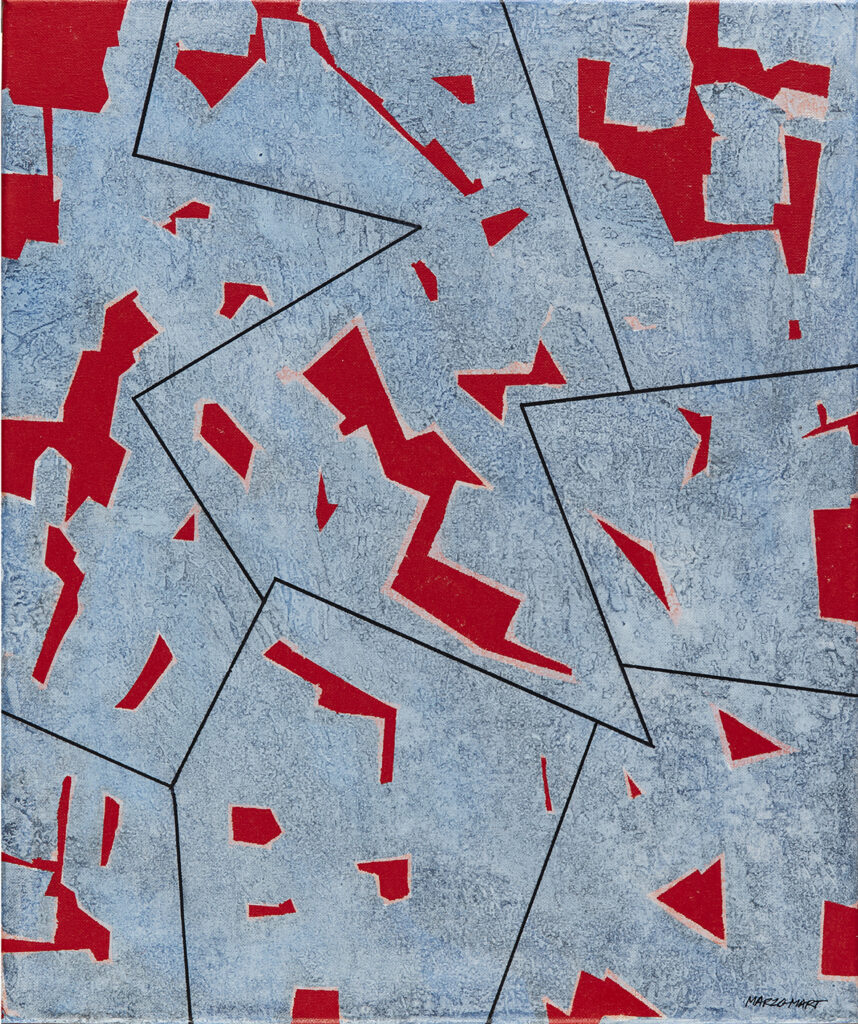 At3420 – Composition aux formes rouges