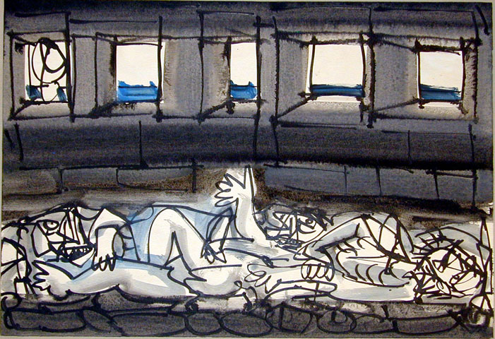 Gisants embastillés