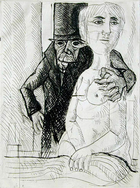 Le Bordel – gravure