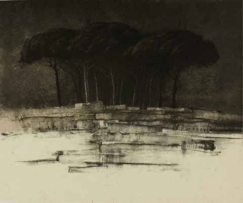 Groupe d&rsquo;arbres – Ostia