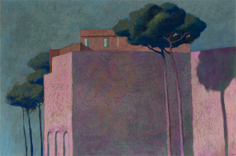 Façade rose