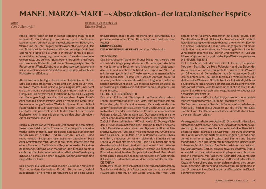 Textes Allemand de la monographie “Abstraction”